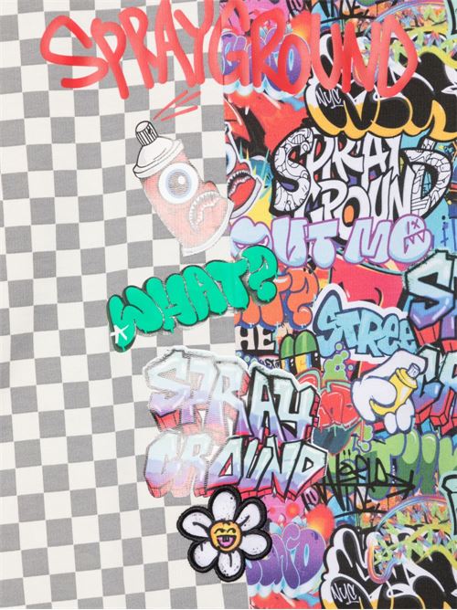 T-shirt bambino Sprayground fantasia a manica lunga Sprayground kids | SPY1409EX